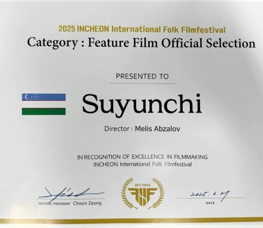 “Suyunchi” filmi xalqaro mukofotga sazovor bo‘ldi!