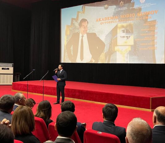 Oʻzbekiston Milliy kino san’ati saroyida “Akademik Sodiq Azimov. Quyoshga intilgan alloma” nomli hujjatli filmning namoyishi bo‘lib o‘tdi
